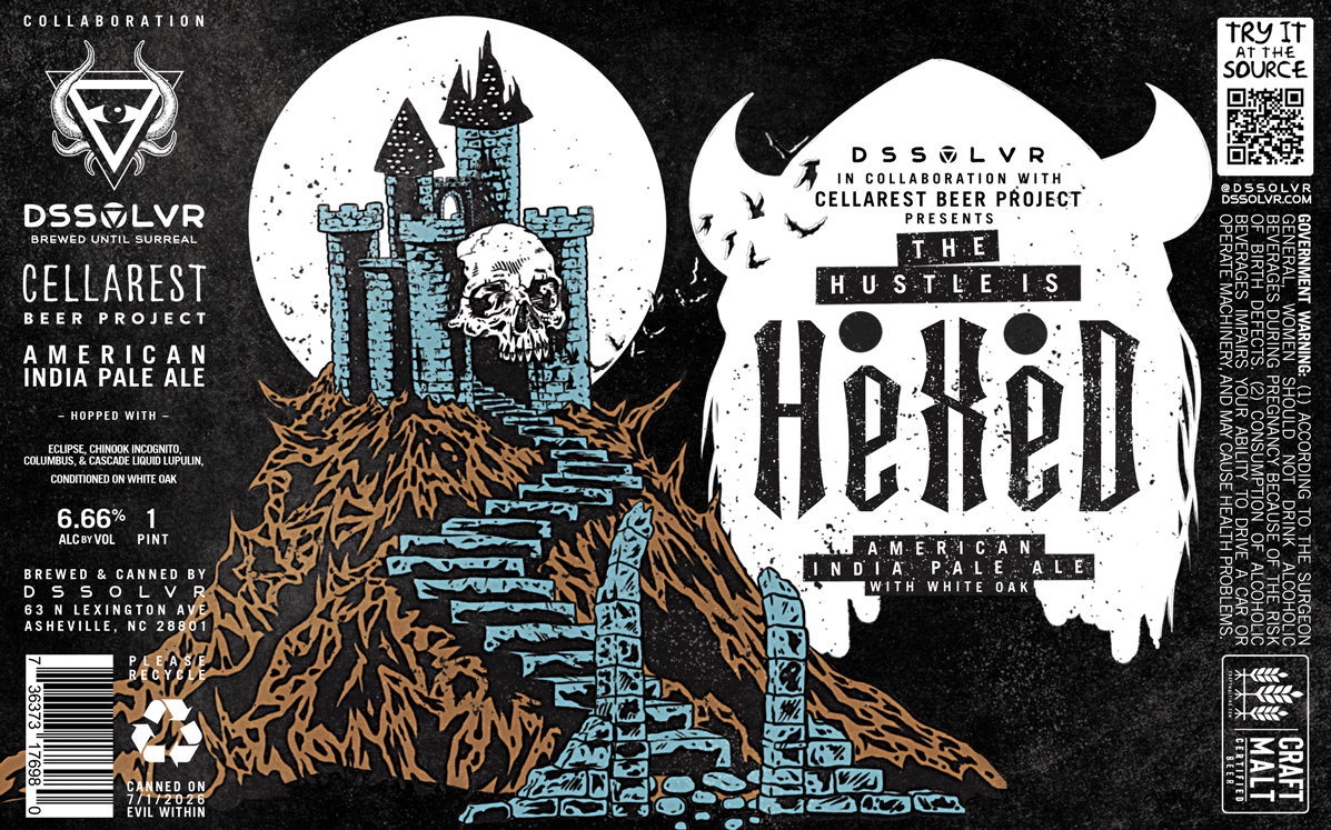 The Hustle is Hexed - American IPA (Collab w/ Cellarest)