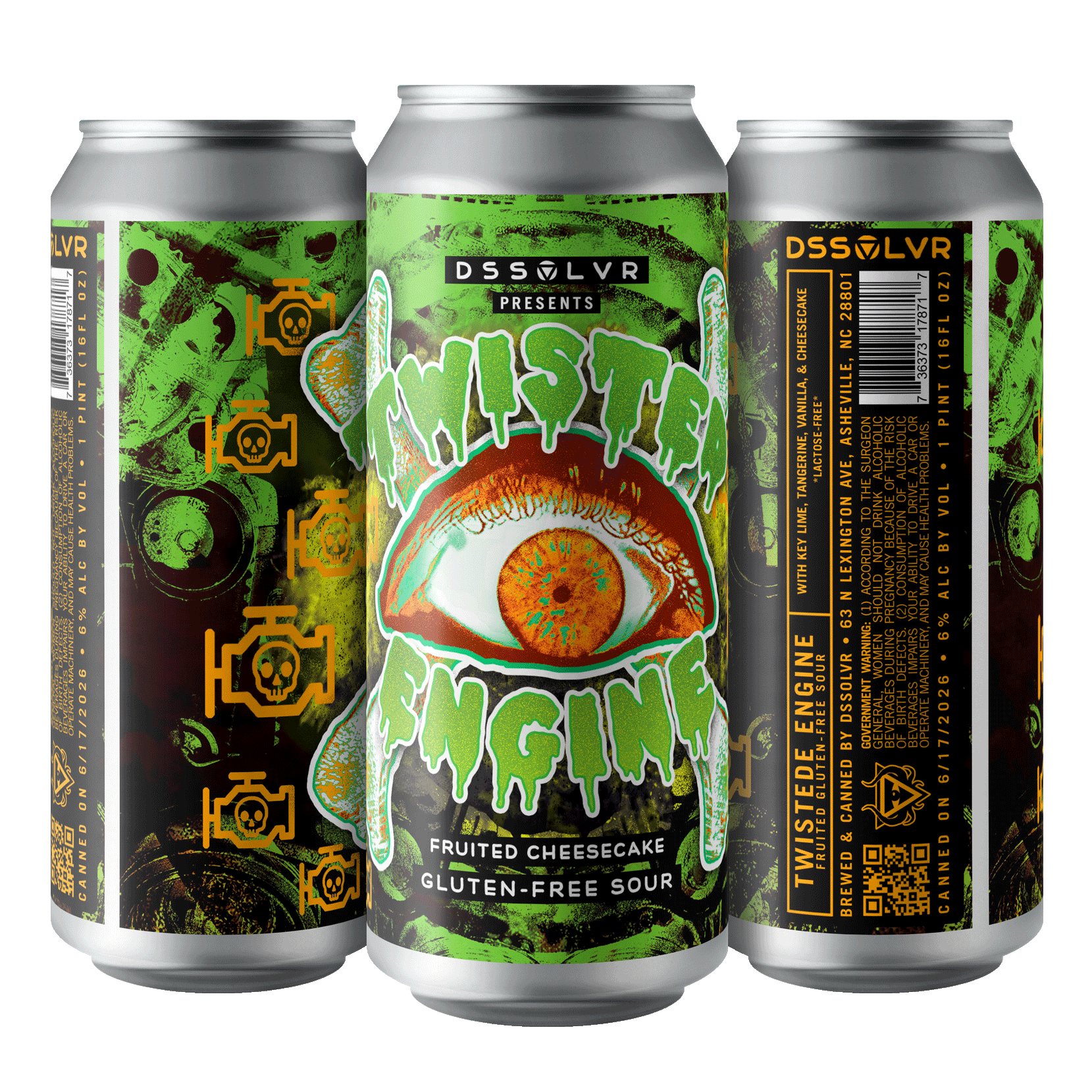 TWISTED ENGINE - KEY LIME CHEESECAKE GF SOUR