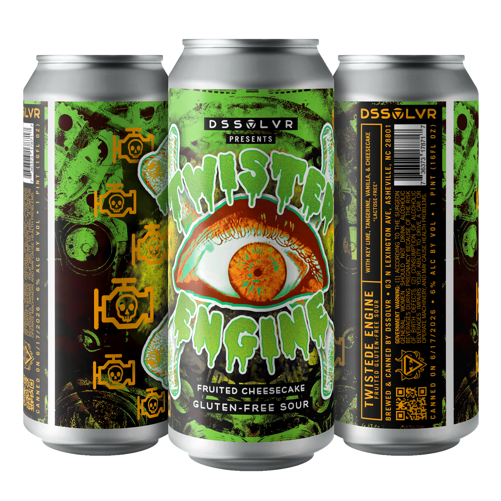TWISTED ENGINE - KEY LIME CHEESECAKE GF SOUR
