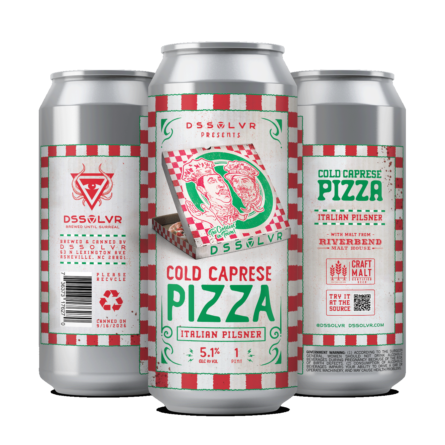 Cold Caprese Pizza - Italian Pilsner (Collab w/ Hoof Hearted)