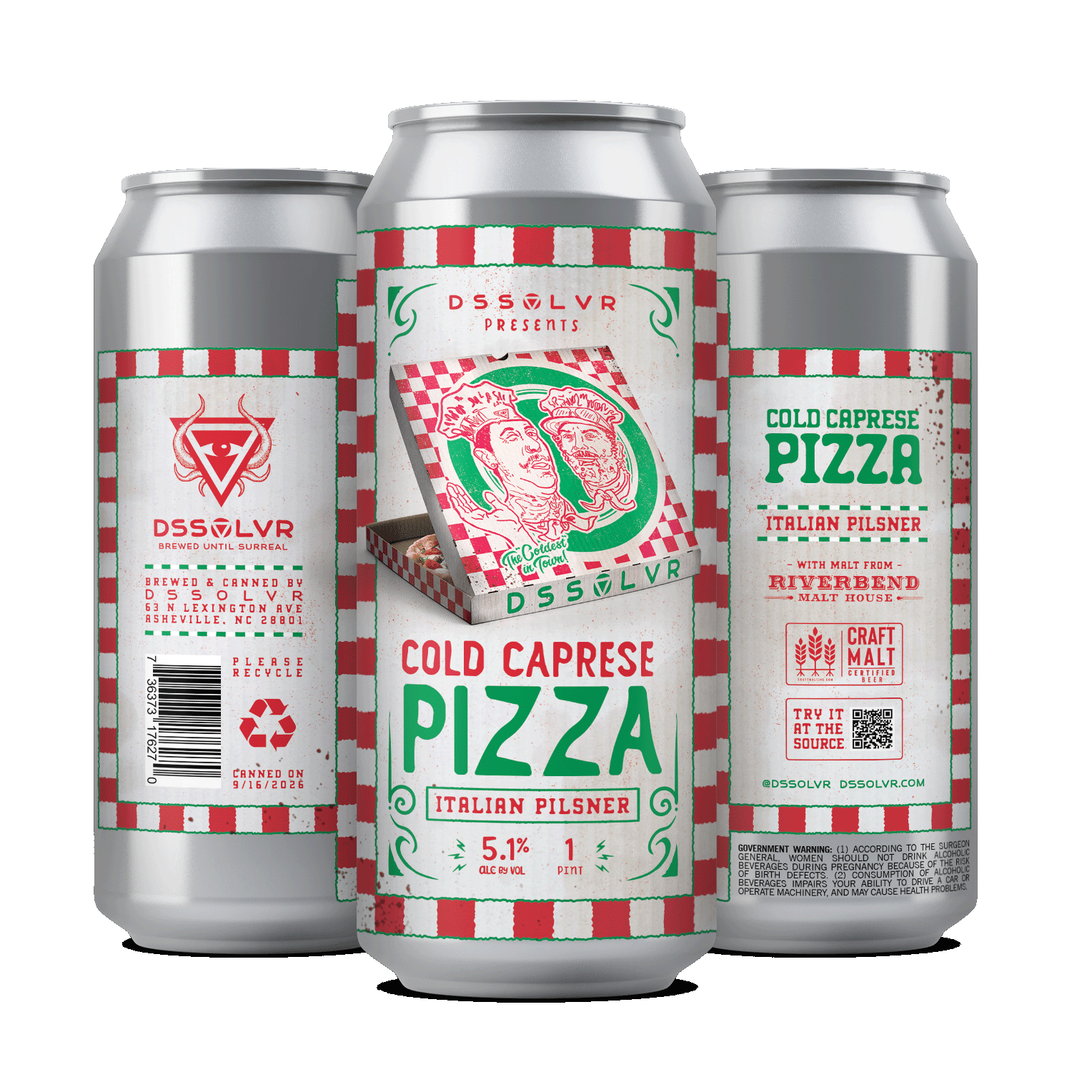 Cold Caprese Pizza - Italian Pilsner (Collab w/ Hoof Hearted)