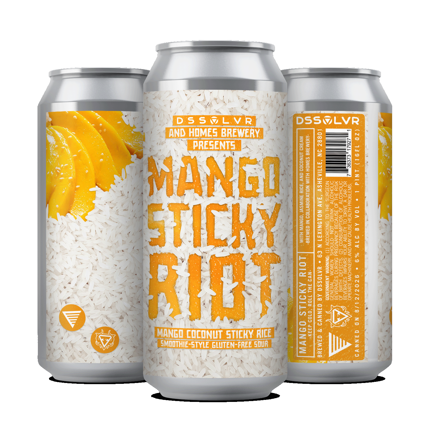 Mango Sticky Riot - Mango Sticky Rice GF Smoothie Sour