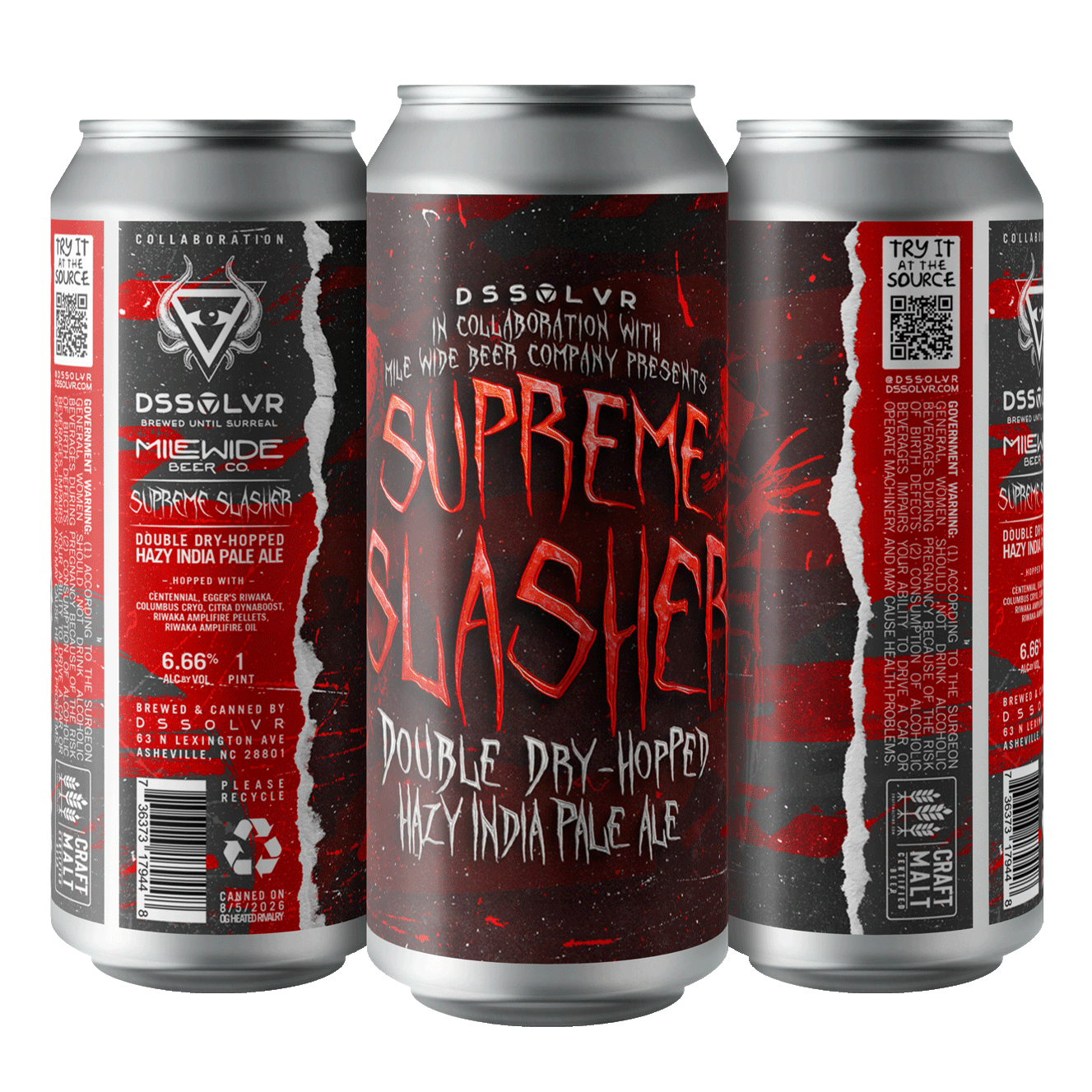 Supreme Slasher - Double Dry Hopped Hazy IPA