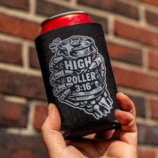 Highroller 3:16 Koozie