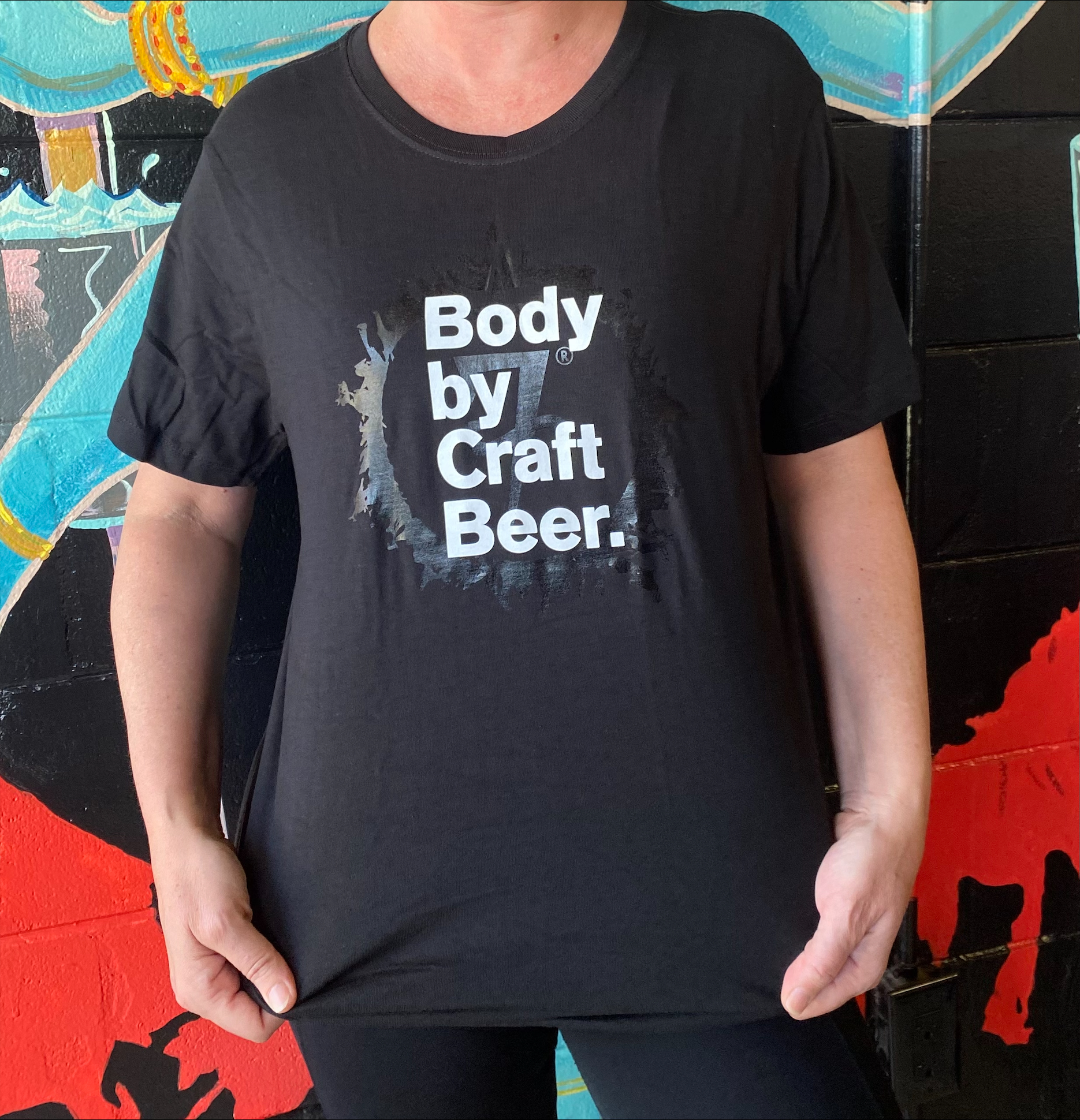 Body By Craft Beer Black Unisex Tee