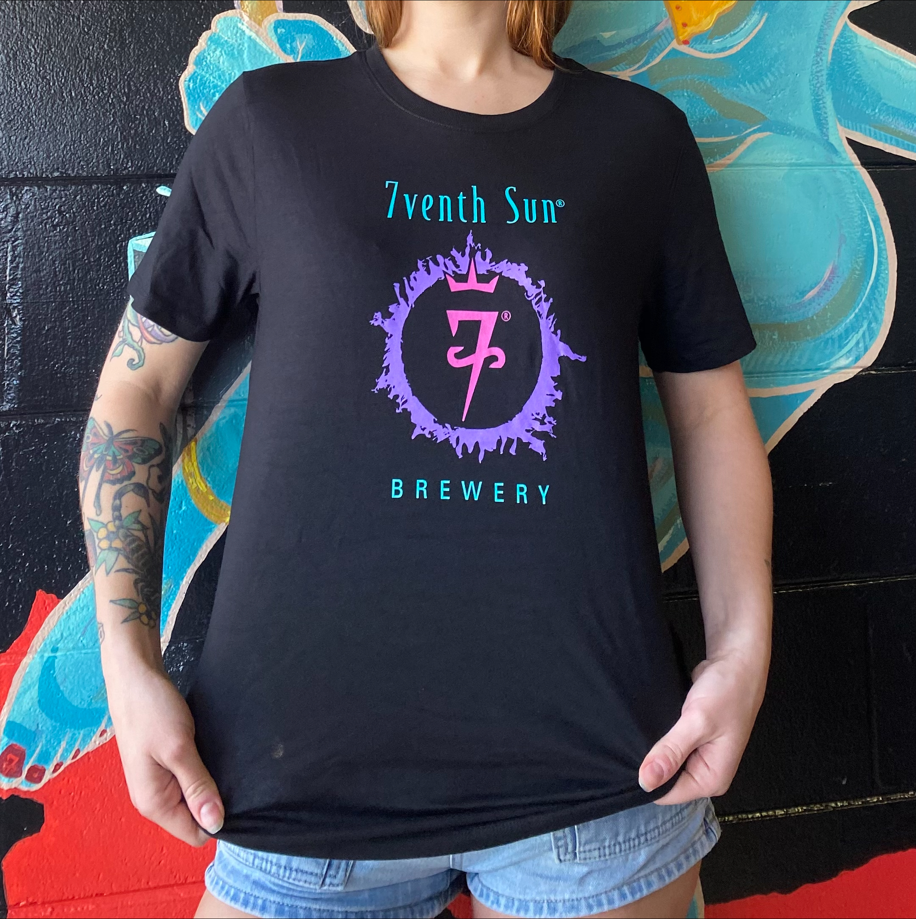 Blue Teal Purple Logo Unisex Tee