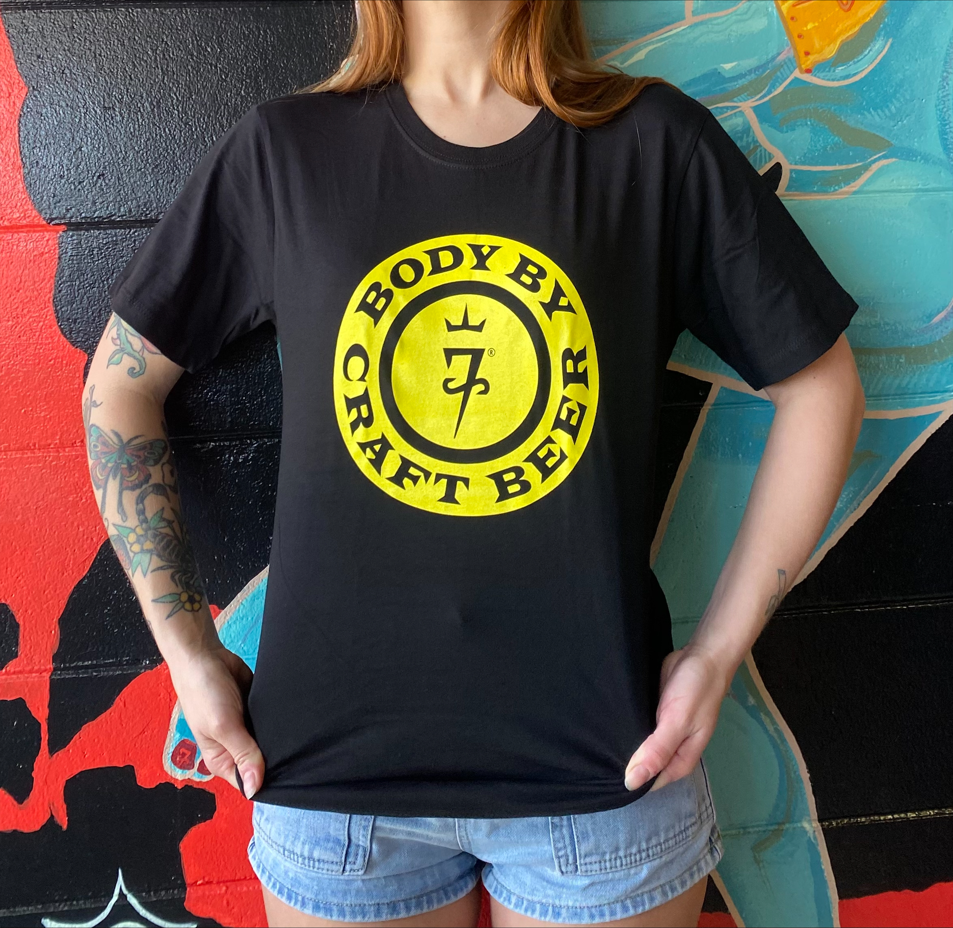 Body By Craft Beer Gold Unisex Tee