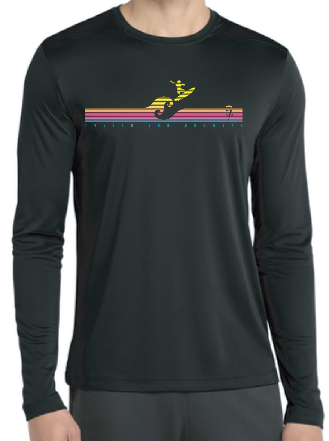 Black 7Sun Long Sleeved Sun Shirt