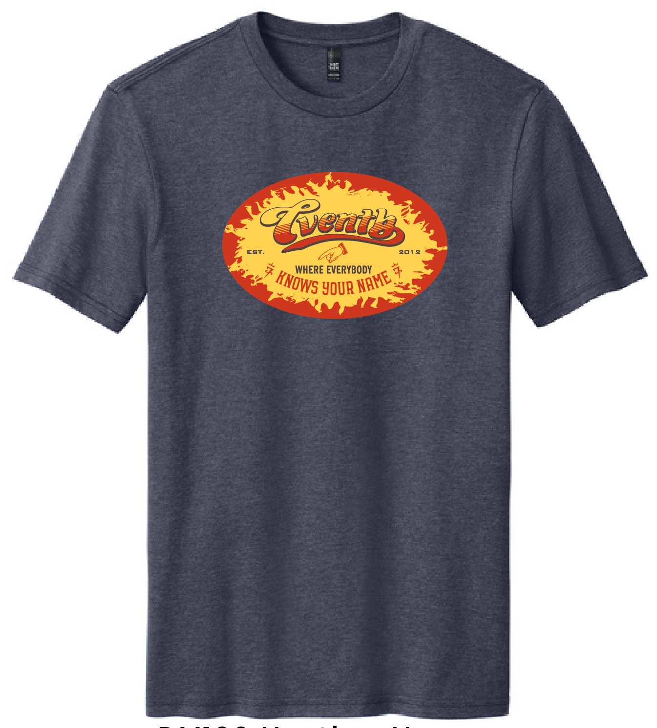 Navy Blue 7venth Cheers Tshirt