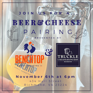 RVA Beer & Cheese Pairing with Truckle Cheesemongers