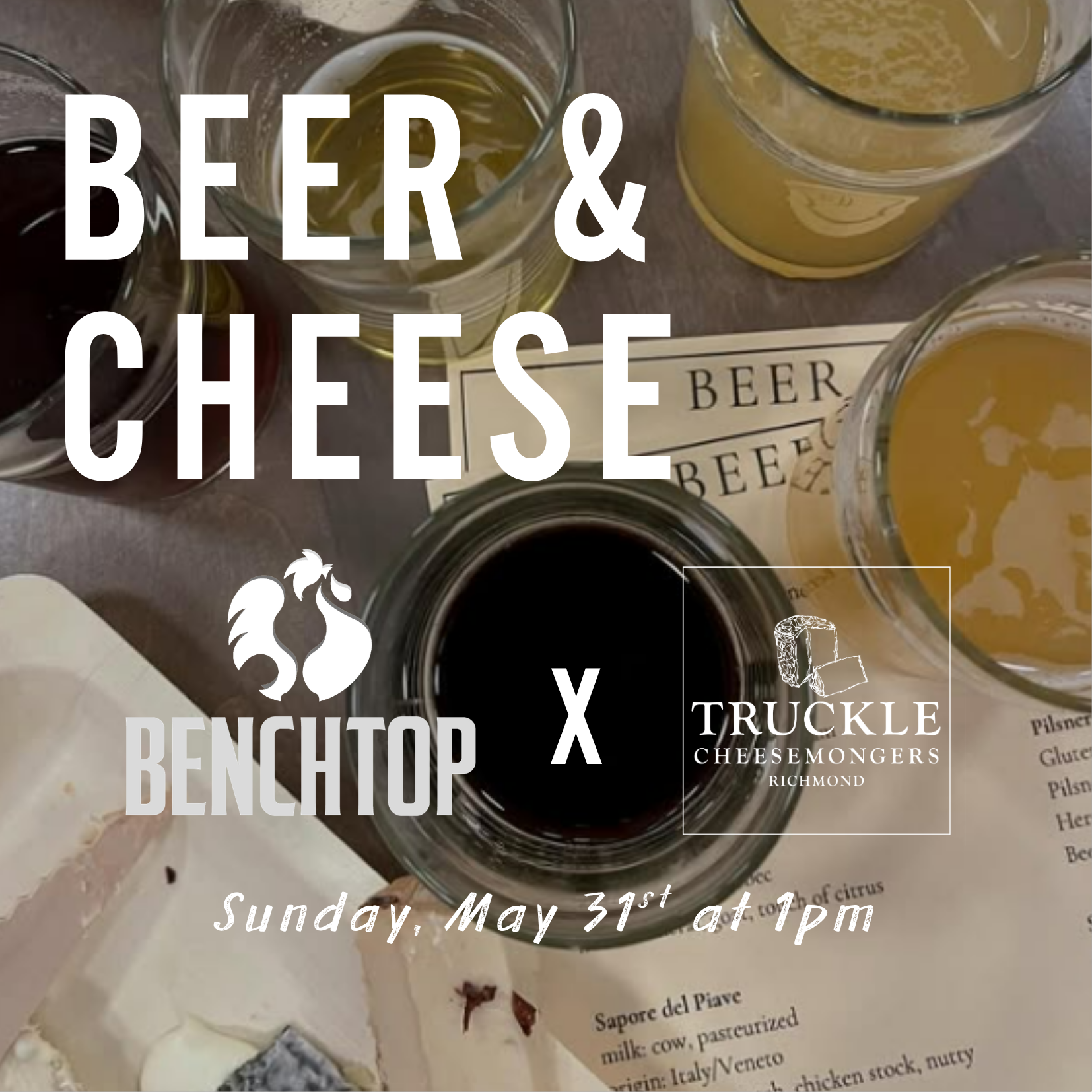 RVA Beer & Cheese Pairing with Truckle Cheesemongers