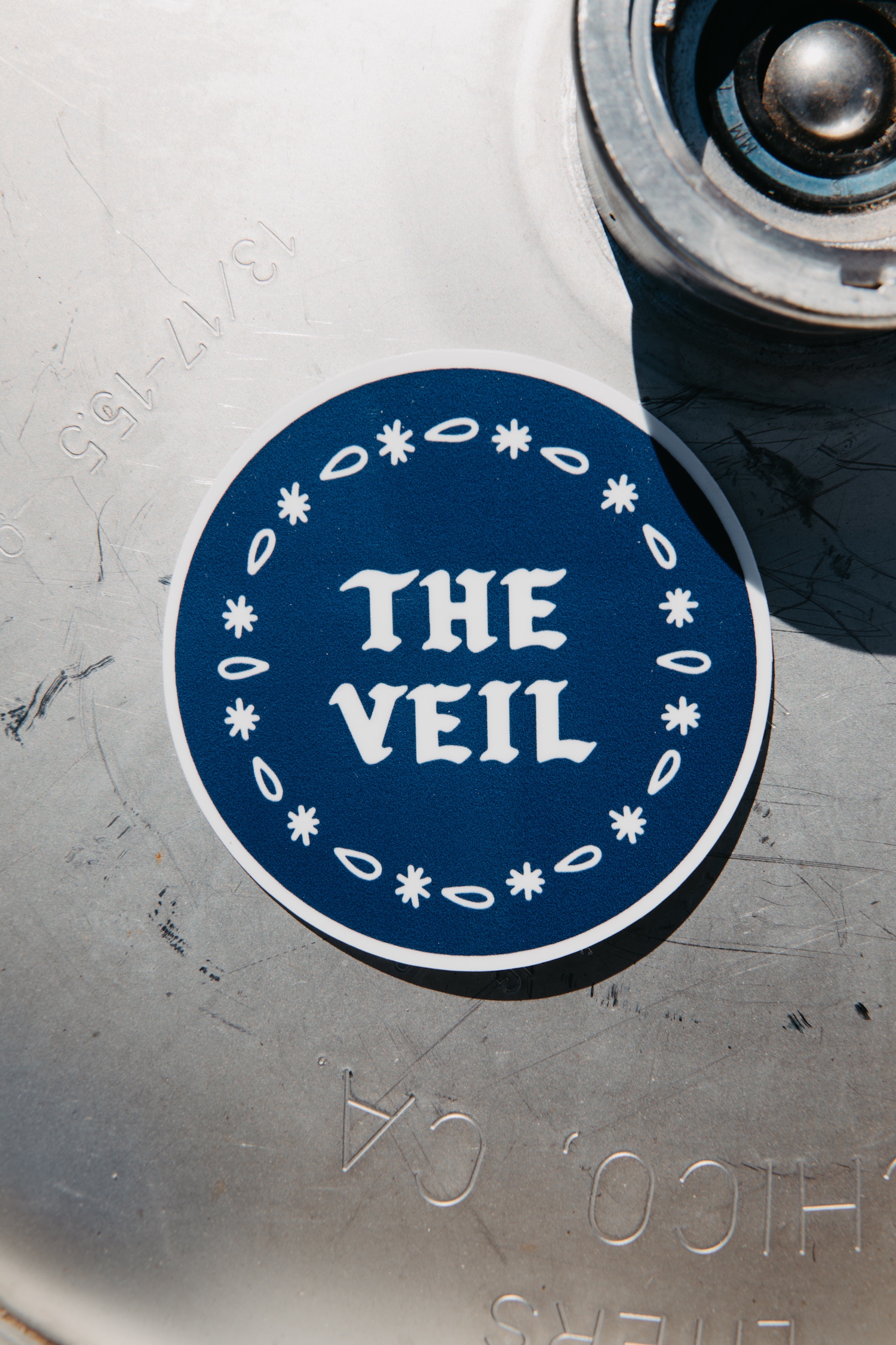 Navy Star/Drop Sticker