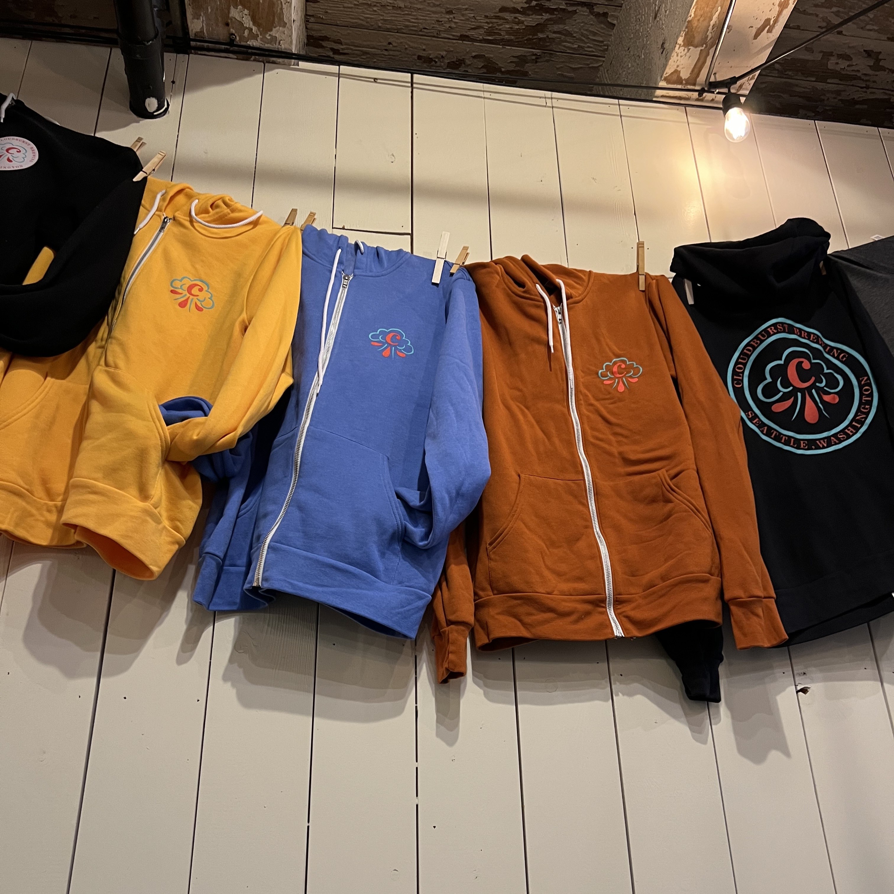 Zip Hoodie Cornflower Blue