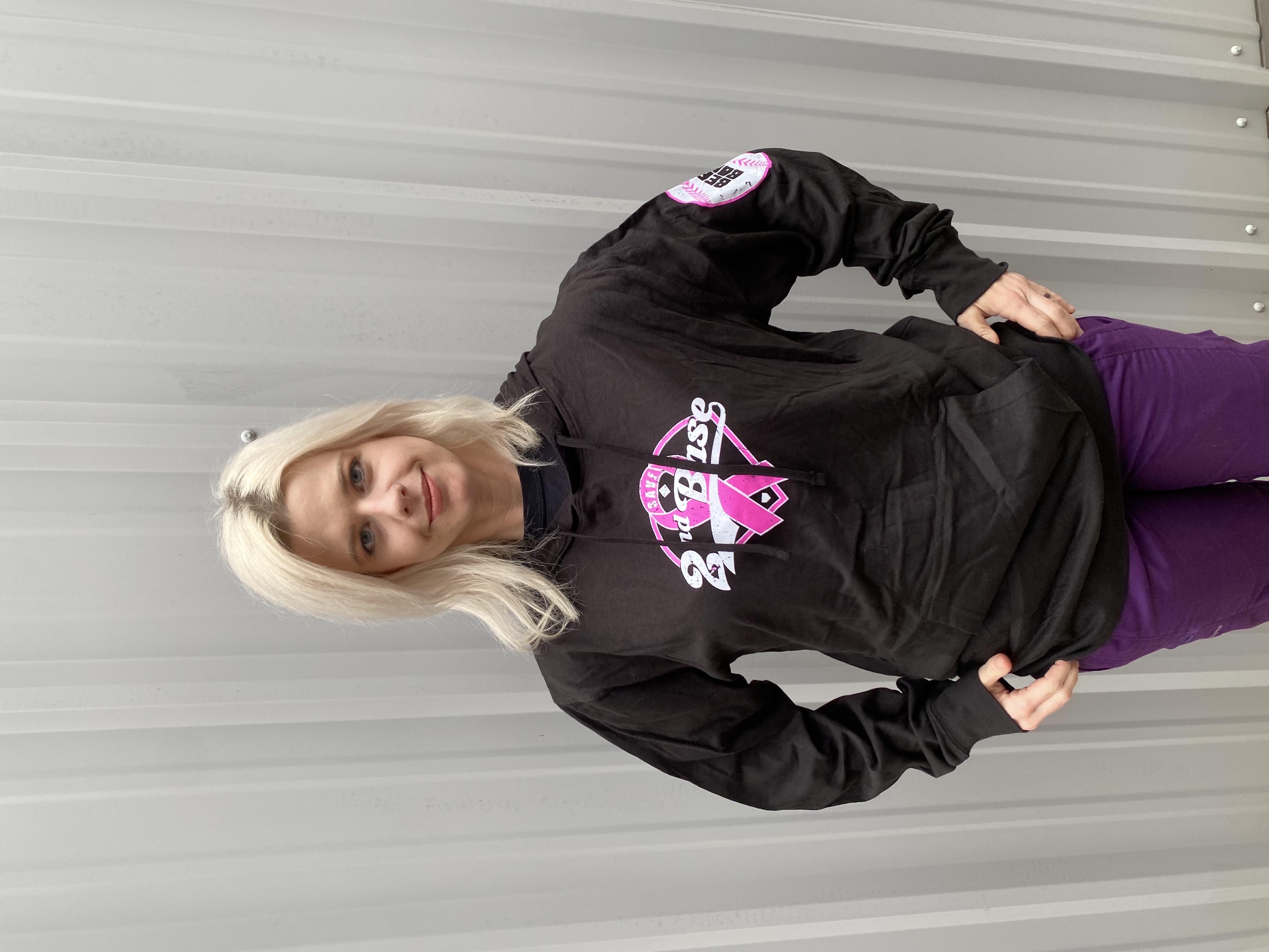 Save 2nd Base Unisex Black Hoodie (T-Shirt Material)