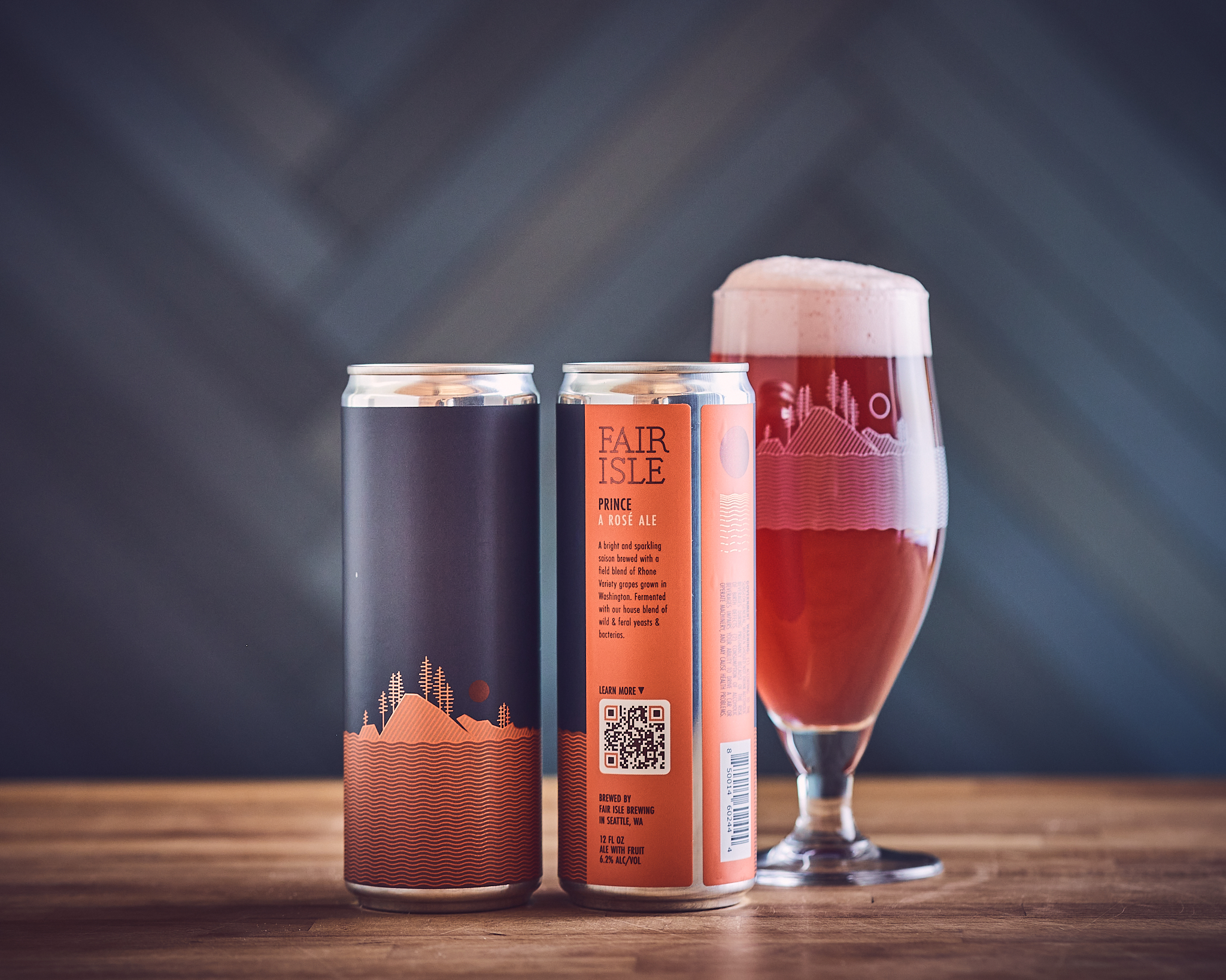 Prince - rose Saison with field blend of Second use grapes