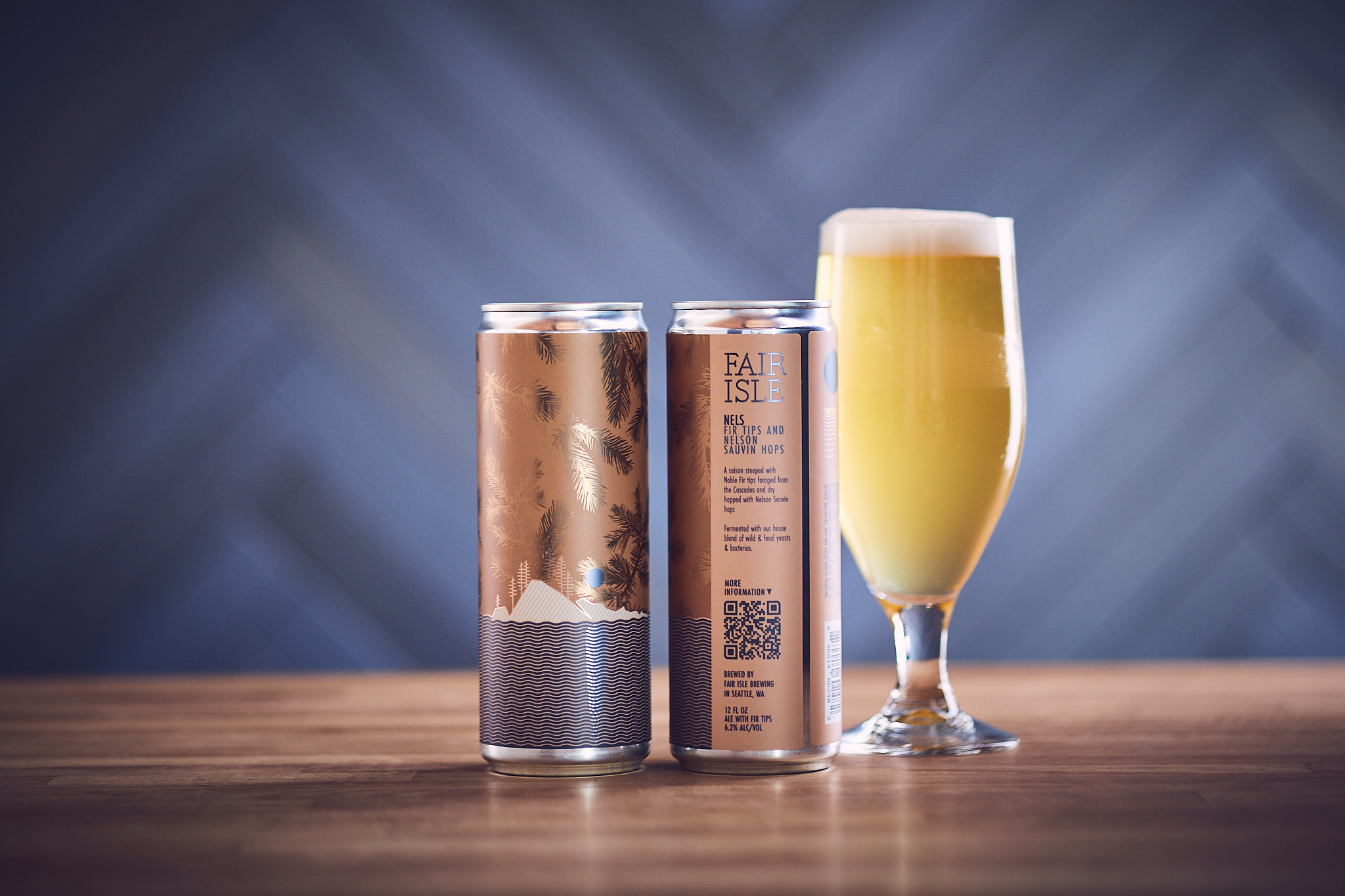 Nels - saison with Nelson Sauvin hops and fir tips