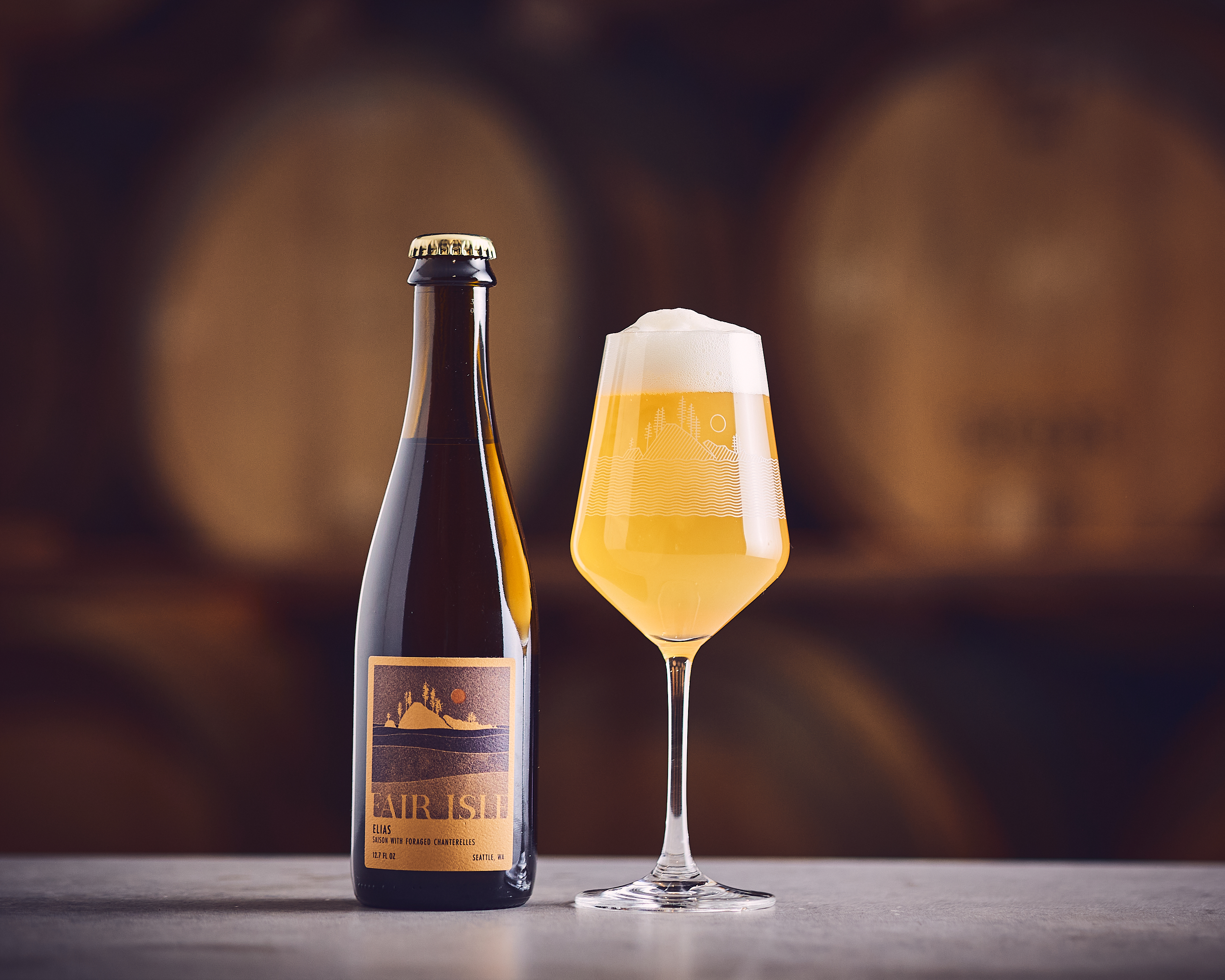 Elias - saison with foraged chanterelles