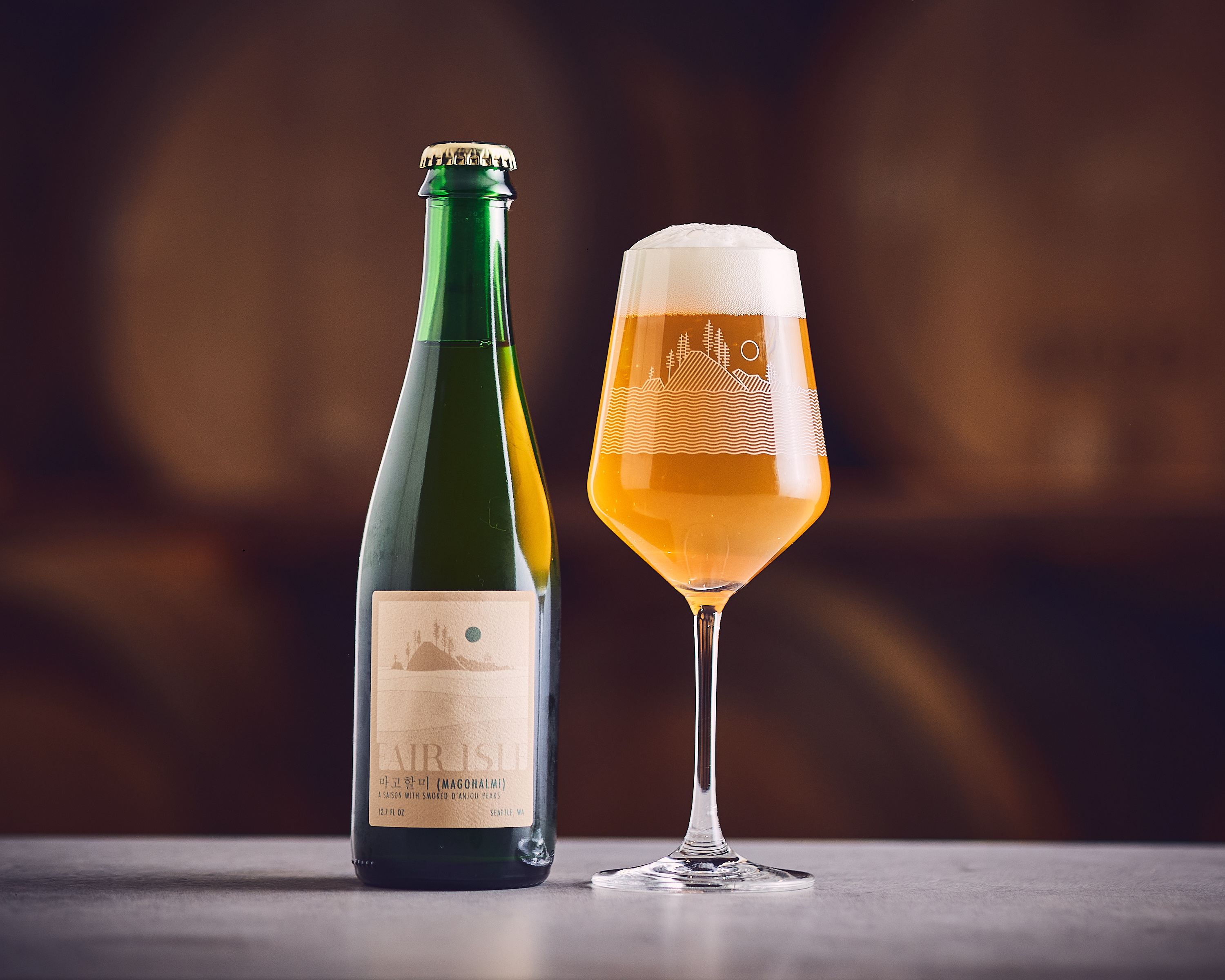 Magohalmi with smoked d’Anjou pears