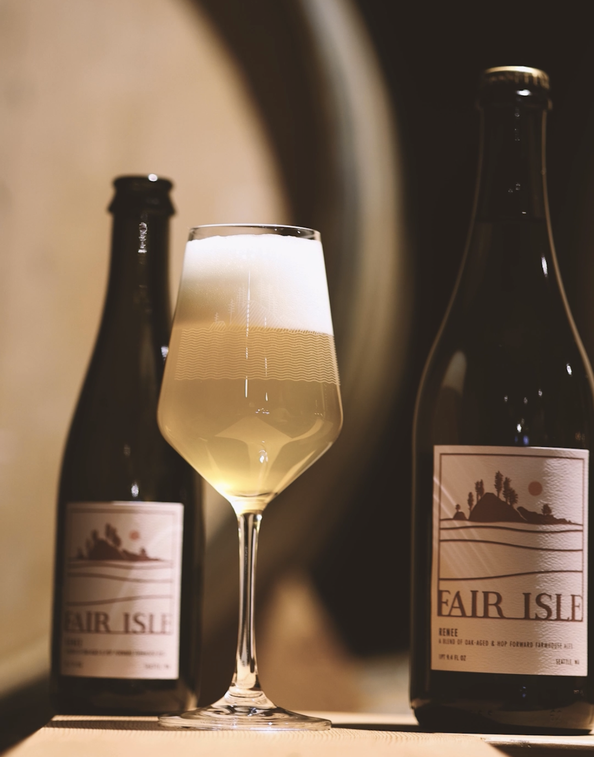 Renee - a hop forwarded blended oak-aged farmhouse