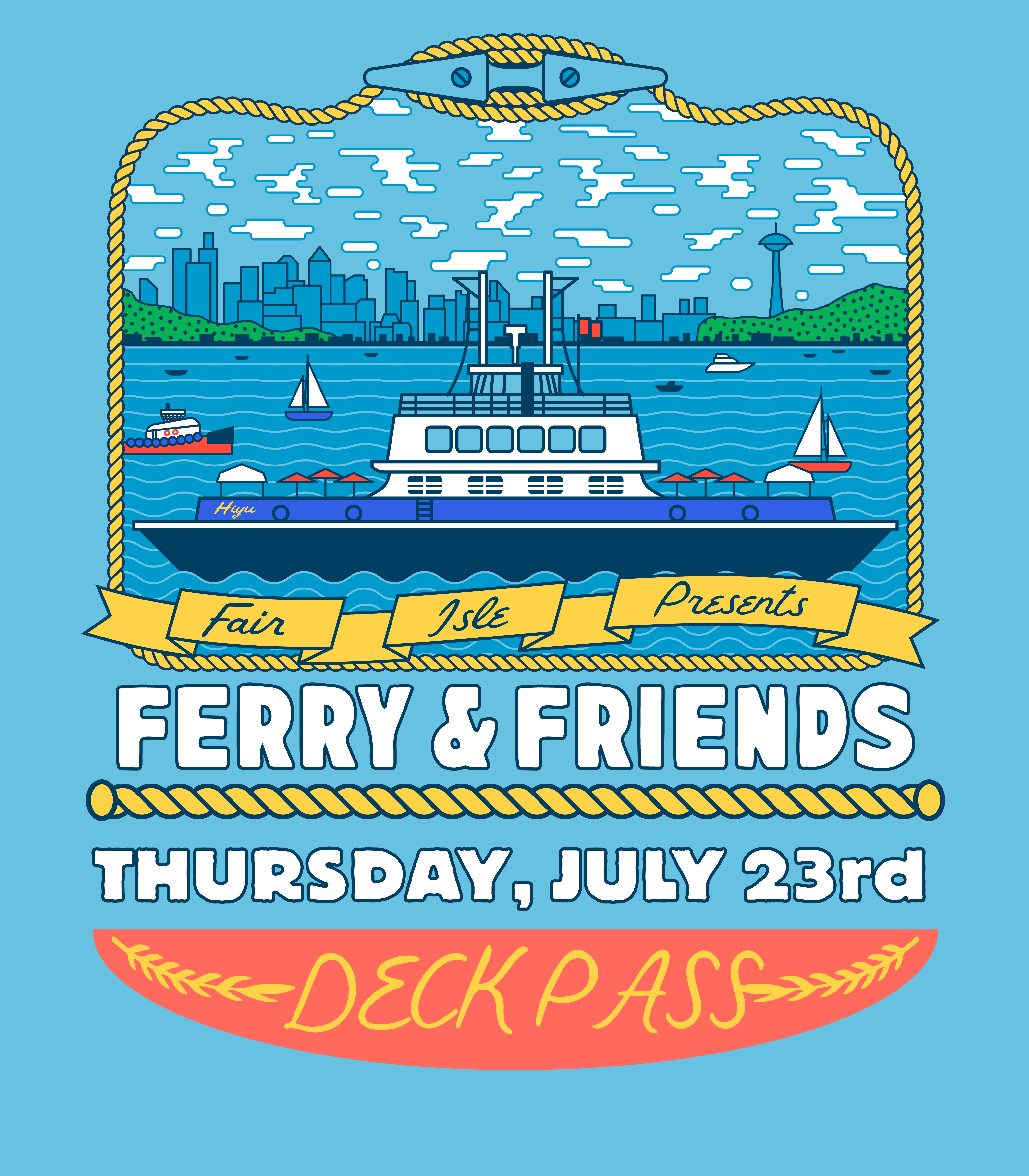 Ferry Friends - Thursday - GENERAL ADMISSION: “DECK PASS”