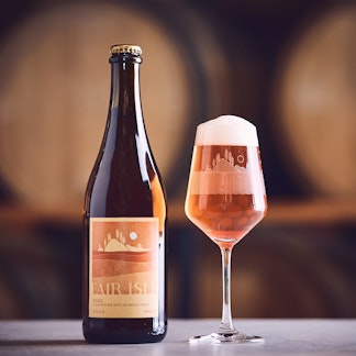 Goldie - farmhouse ale with Cinsaut and Counoise grapes and marigold flowers